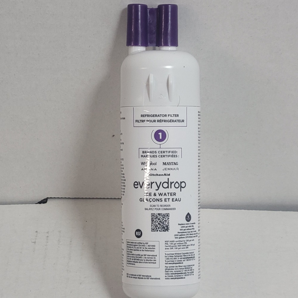 EveryDrop Refrigerator Water Filter 1 EDR1RXD1 Whirlpool Maytag KitchenAid